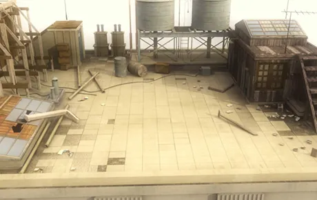 Silver String 3D battle scene