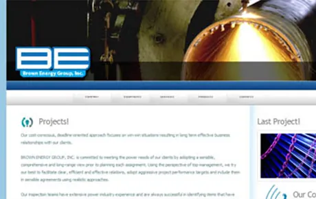 Brown's Energy website