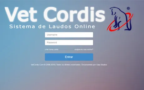 Vetcordis online report system